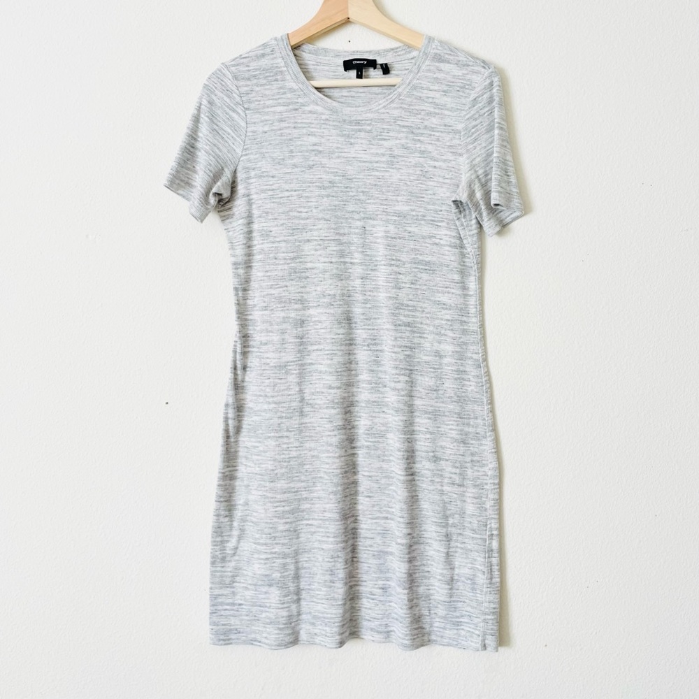 Theory LARGE Cherry B3 Sterling rib knit dress - Picture 2 of 5
